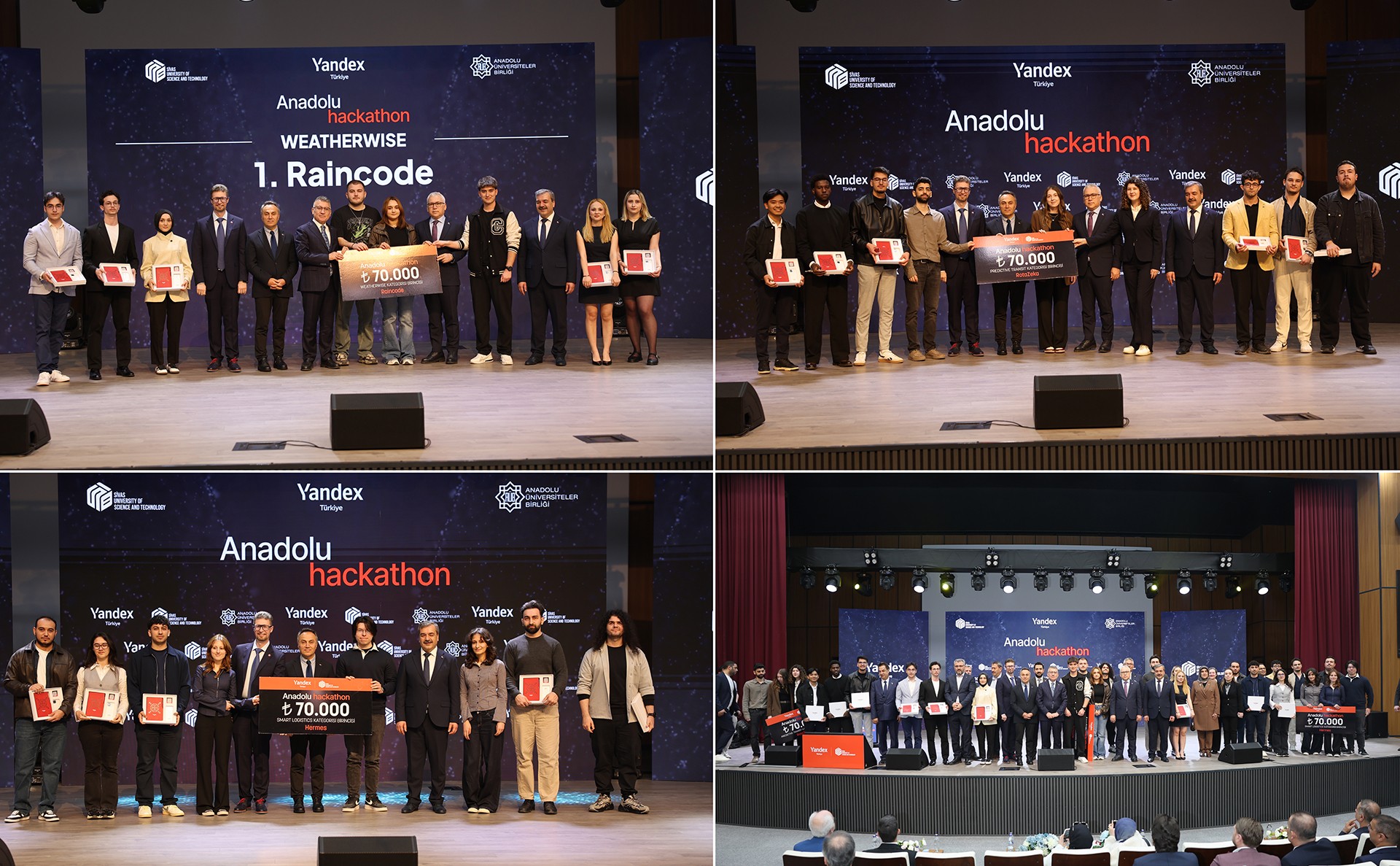 SBTÜ, Anadolu Üniversiteler Birliği ve Yandex Türkiye Ortaklığında Gerçekleştirilen Anadolu Hackathon Tamamlandı.